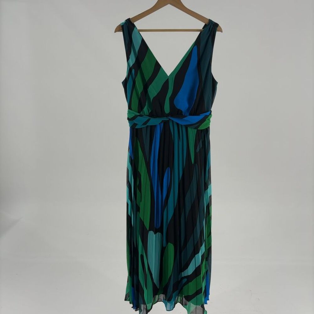 unknown brand Formal Maxi Dress Green multicolored